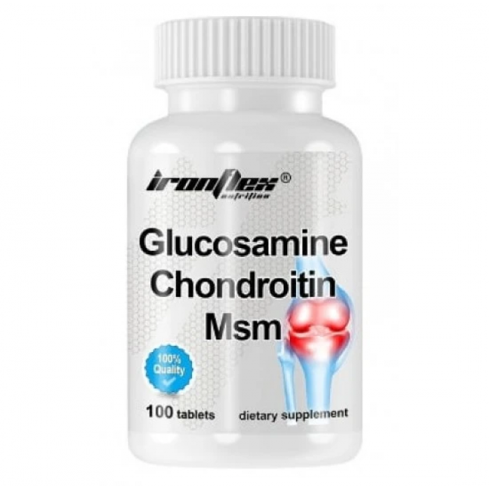 IronFlex Glucosamine Chondroitin MSM - 100 таблетки​